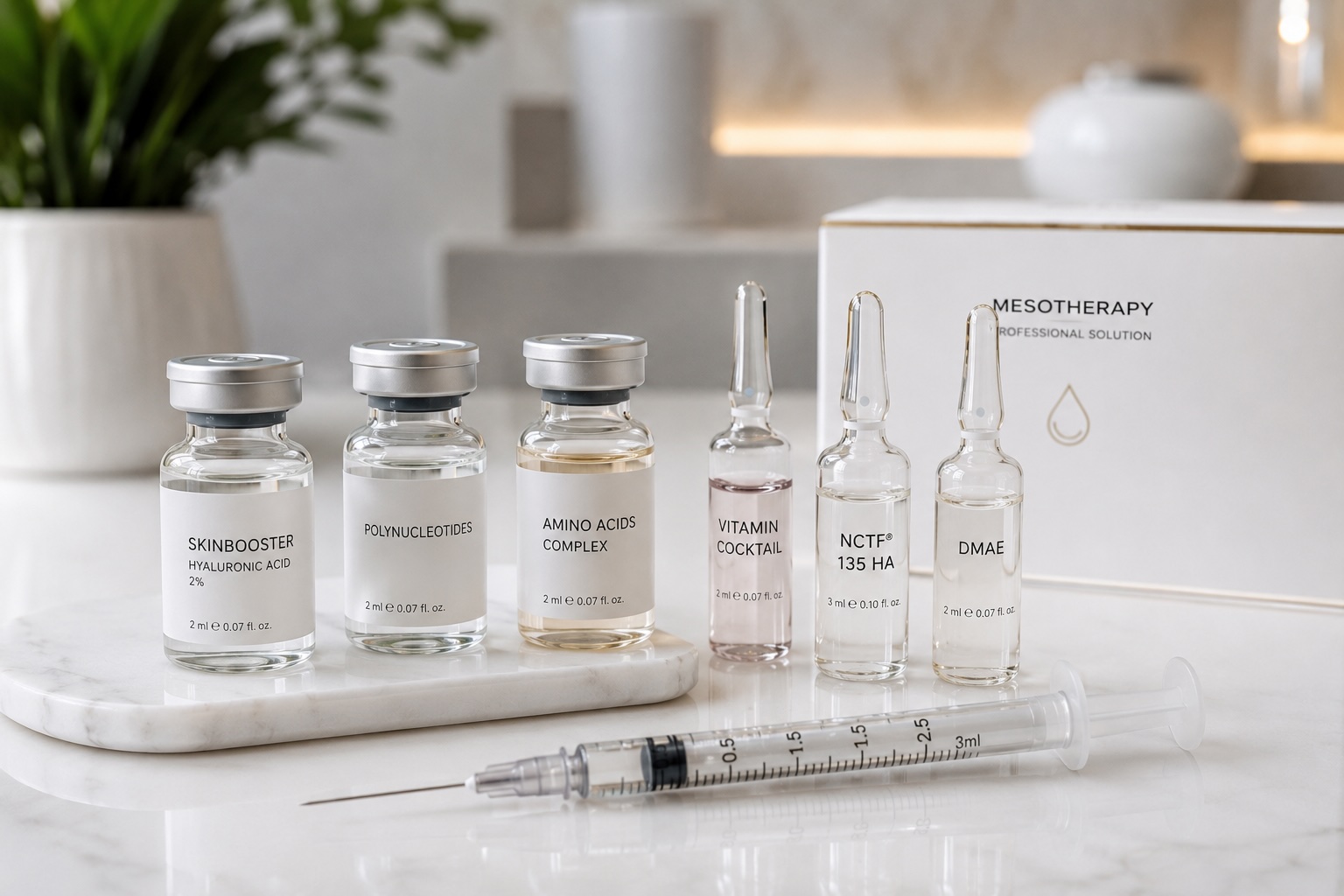 Skinbooster und Mesotherapie für Hydratation und Glow