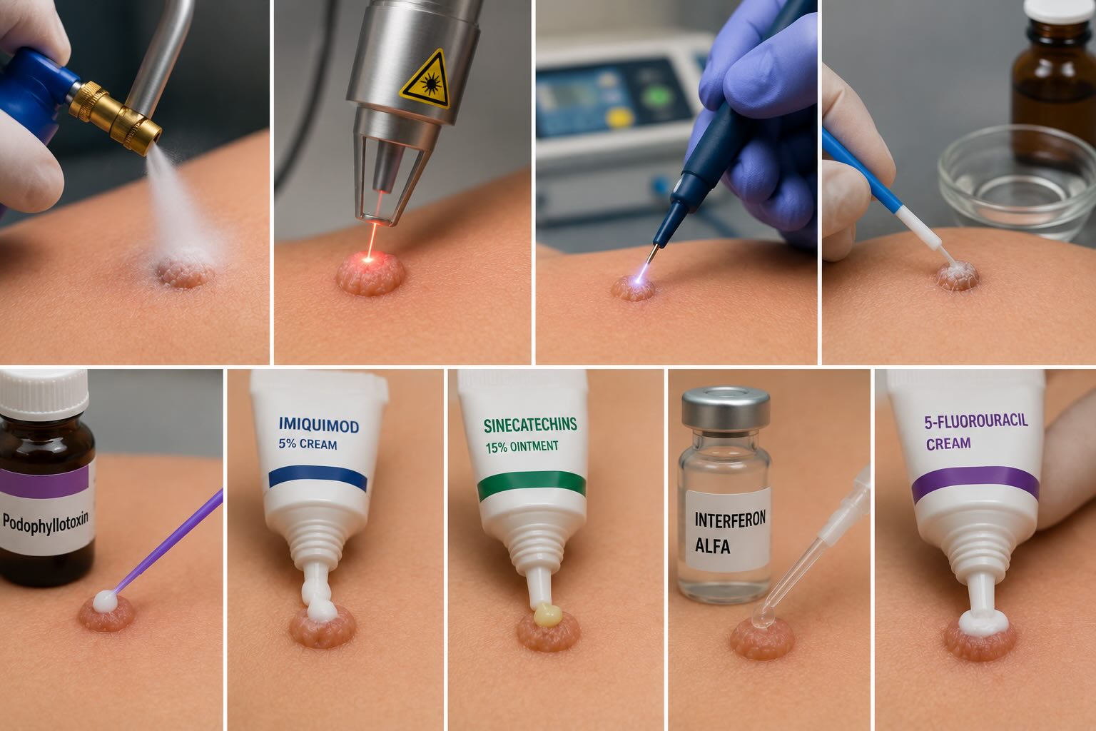 Kombinationstherapie bei wiederkehrenden Feigwarzen und HPV in Hanau