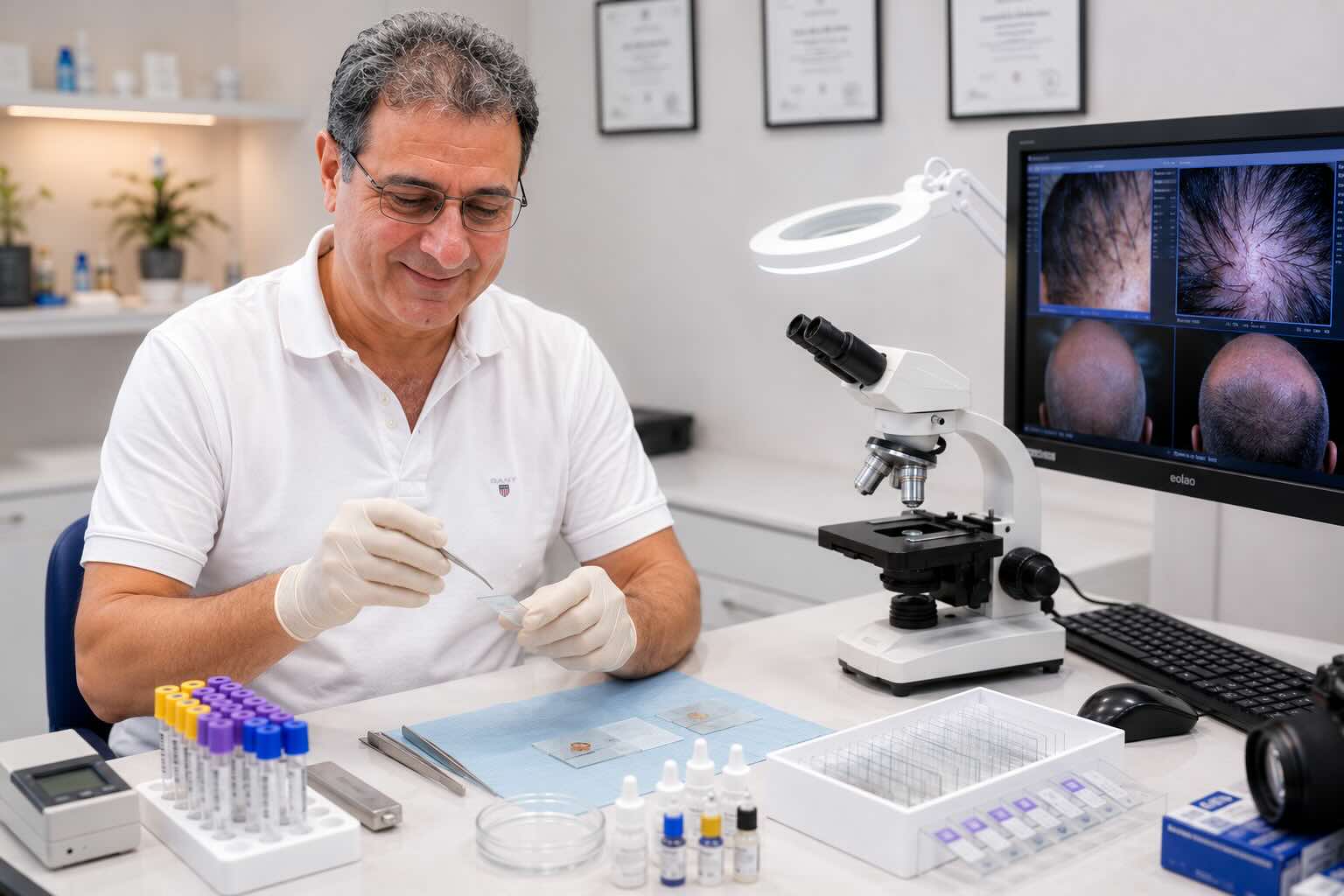 Haarsprechstunde und Diagnostik bei Haarausfall