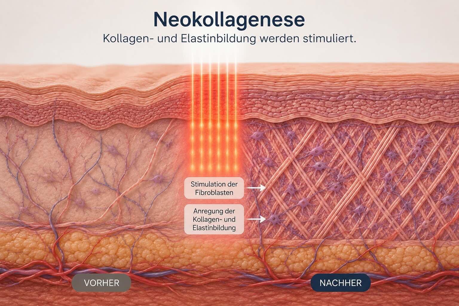 Neokollagenese und Regeneration nach CO2-Laserbehandlung in Hanau