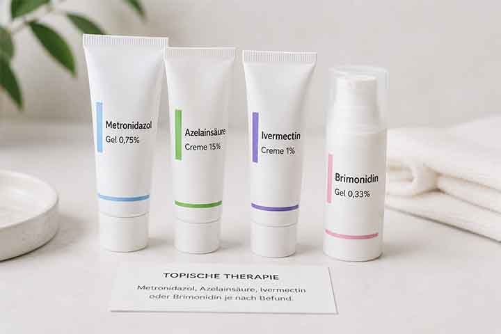 Topische Therapie bei Rosazea