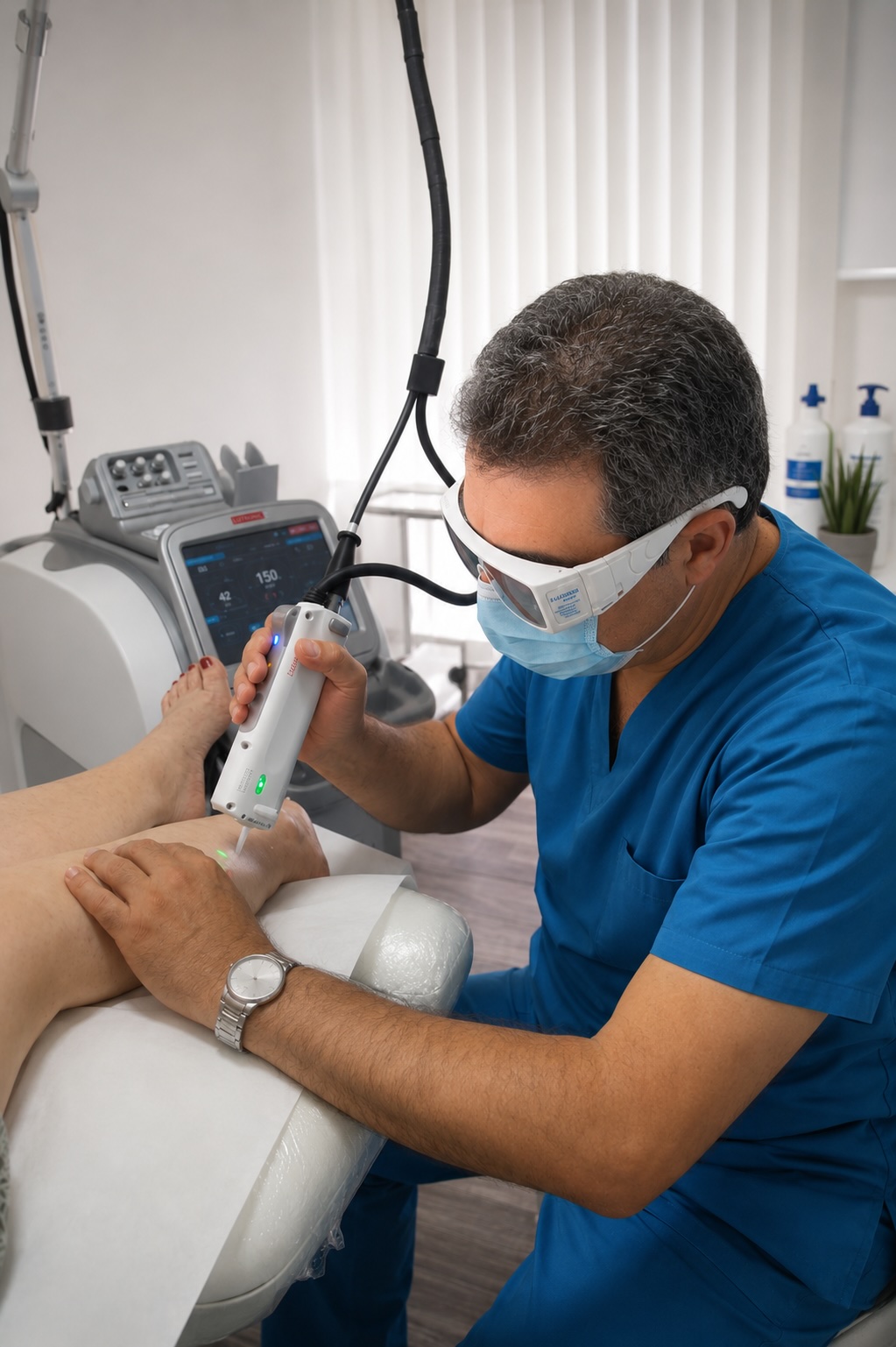 Laserbehandlung von Besenreisern in Hanau