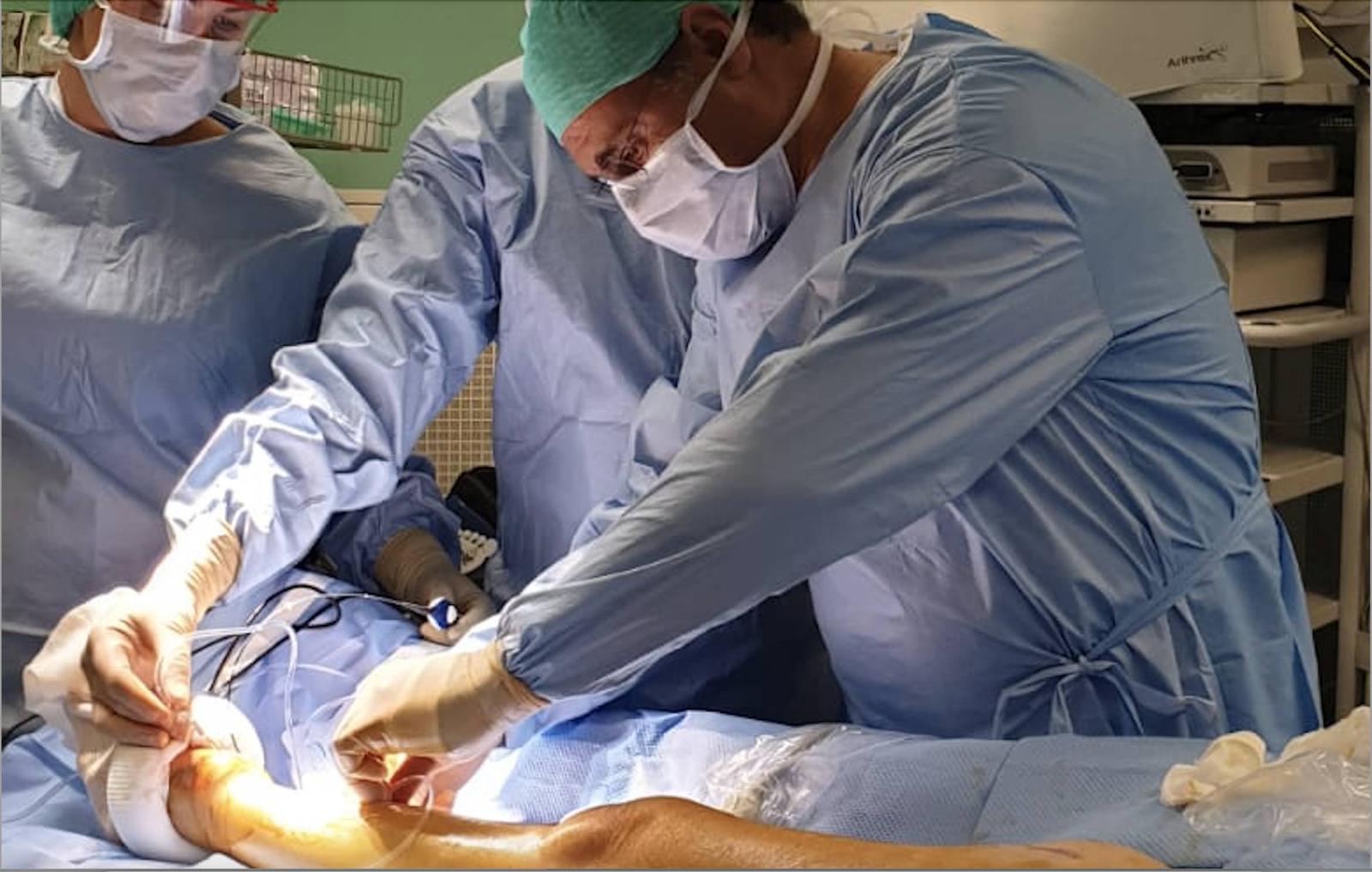 Kompressionstherapie bei venösen Wunden und offenem Bein