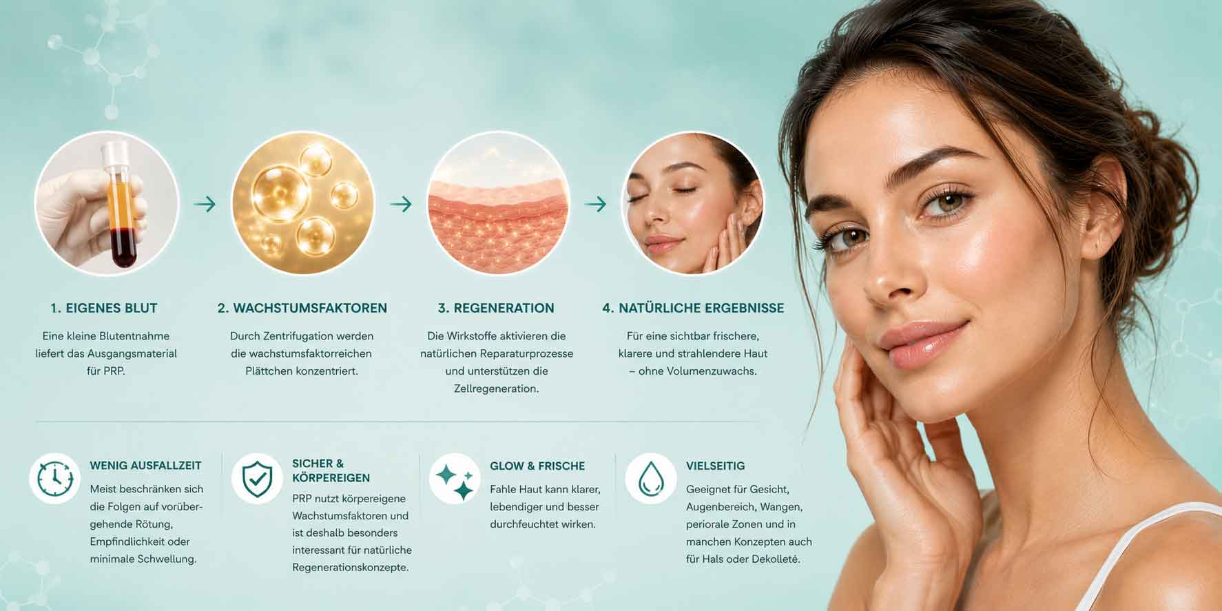 PRP als biologische Methode bei Haarausfall zur Stimulation der Haarfollikel